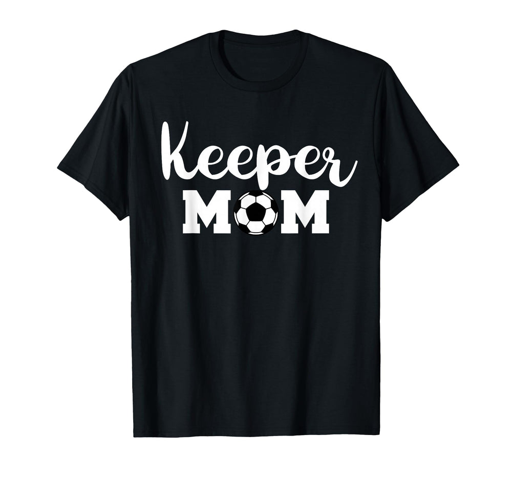 Keeper Mom Funny Soccer Goalkeeper Mom T-Shirt - Trendy Graphic for Adults