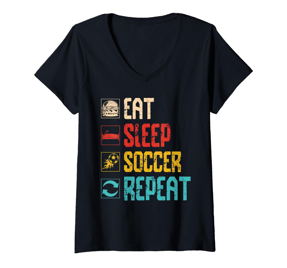 Eat Sleep Soccer Repeat Sports Sweatshirt - Streetwear Style for Adults