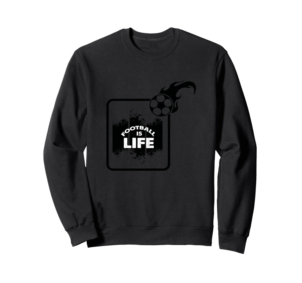 Football Fan Soccer Lover Football Is Sweatshirt - Graphic Print Unisex