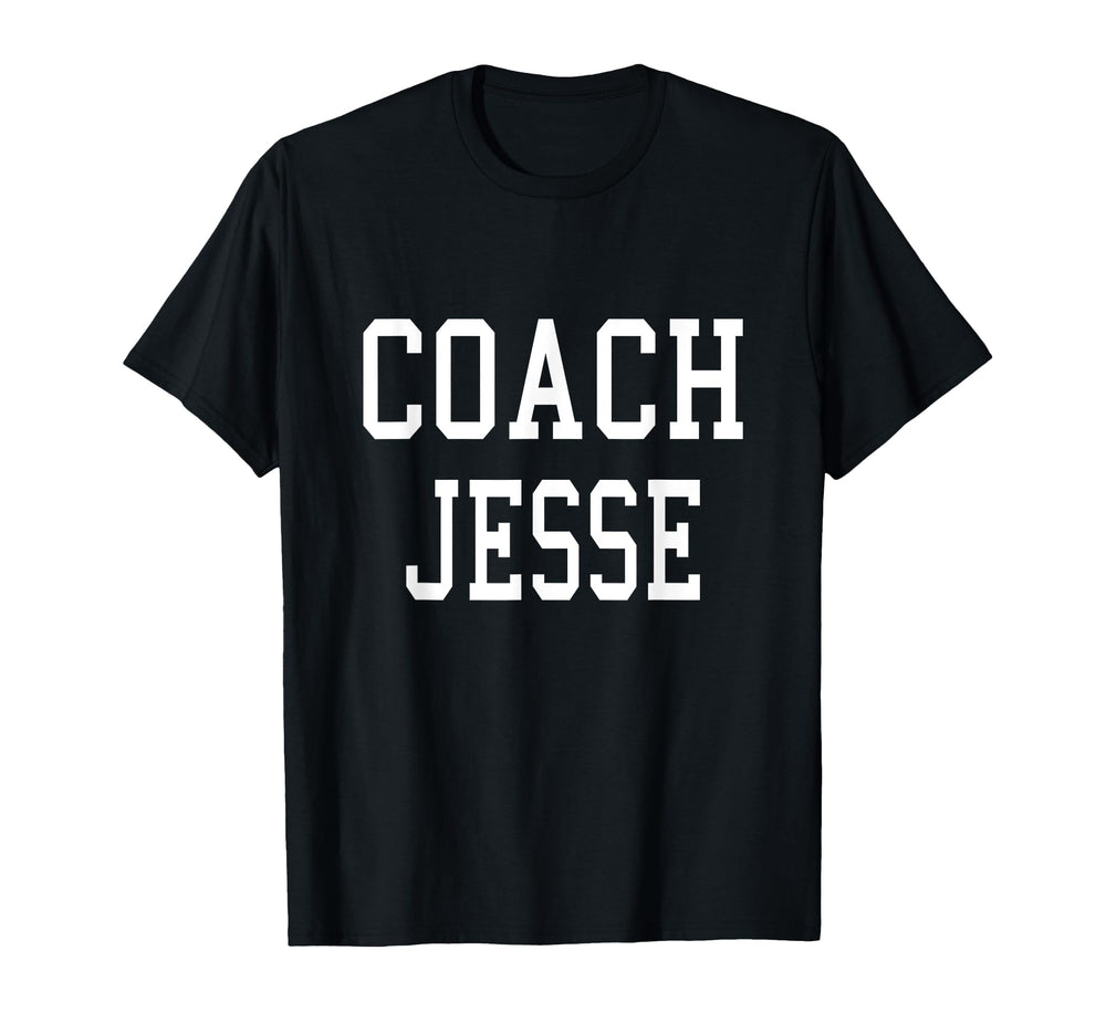 Coach Jesse Custom Football Soccer T-Shirt - Trendy Graphic Men Women