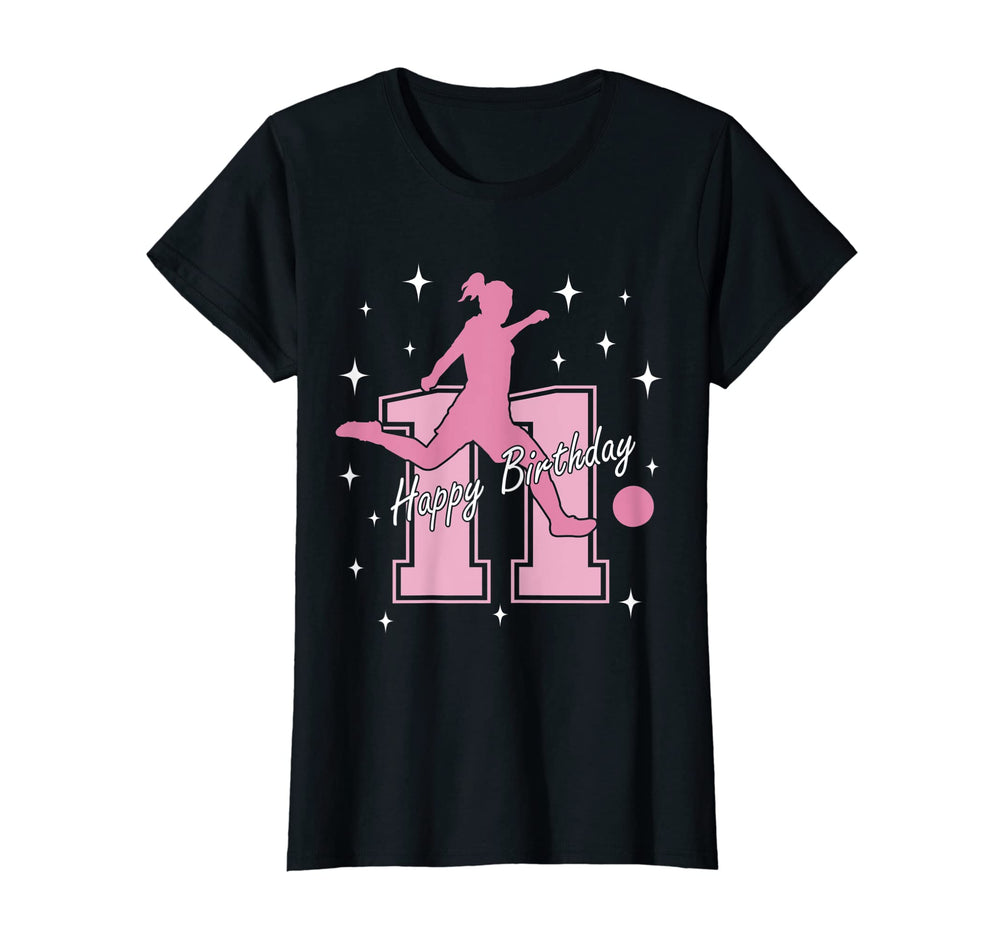 11Th Birthday Soccer Playing T-Shirt - Unique Graphic Men Women