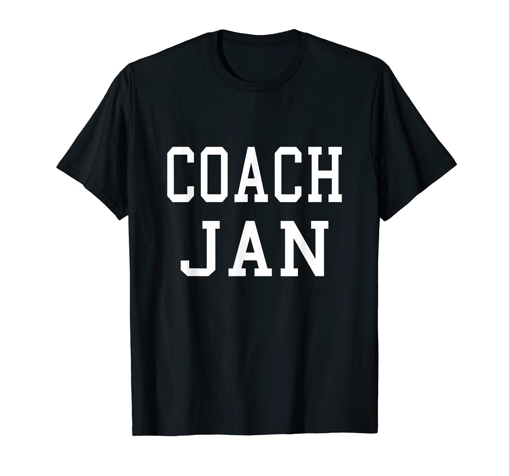 Coach Jan Custom Football Soccer T-Shirt - Graphic Print for Adults