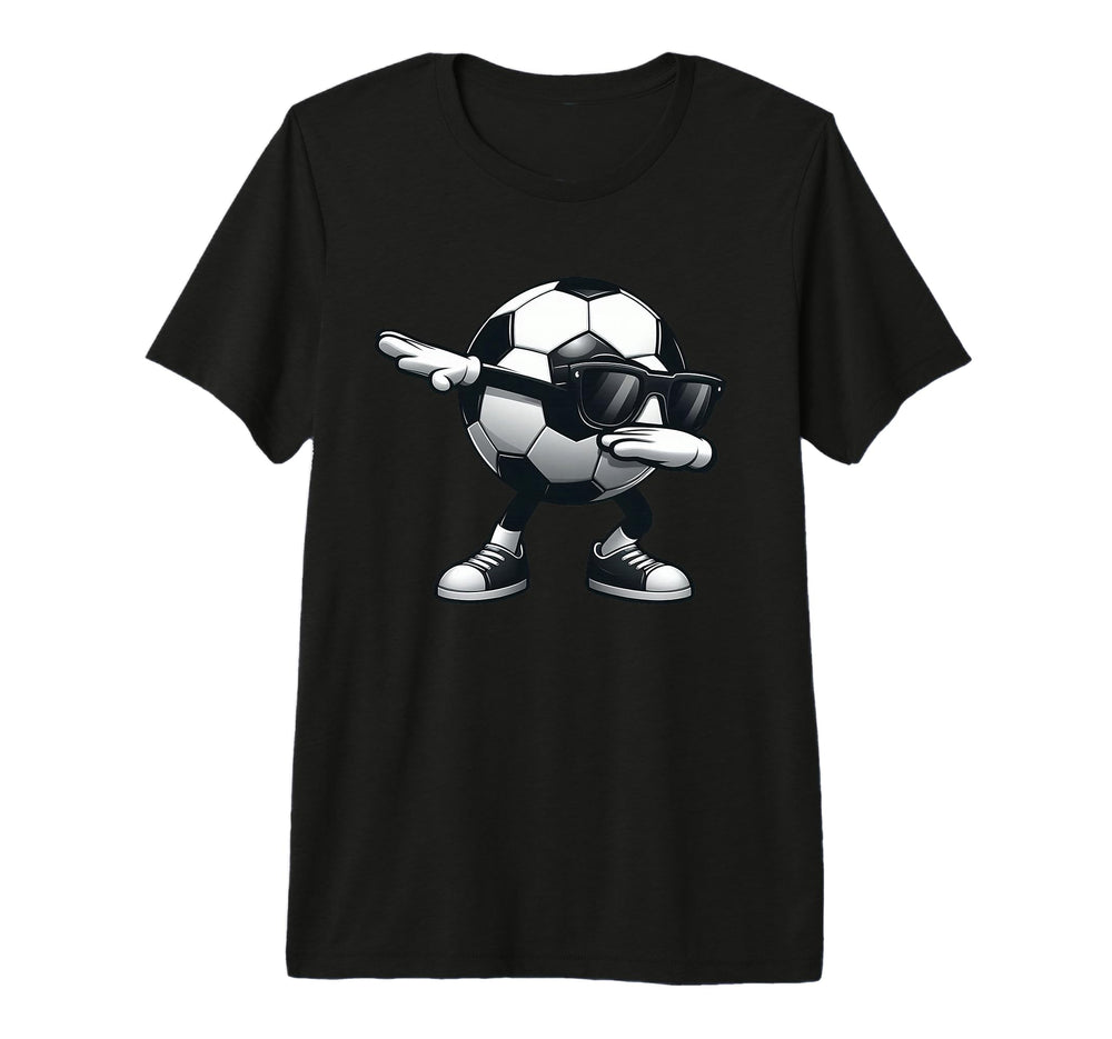 Dabbing Soccer Ball Soccer Sports Player T-Shirt - Trendy Graphic Unisex
