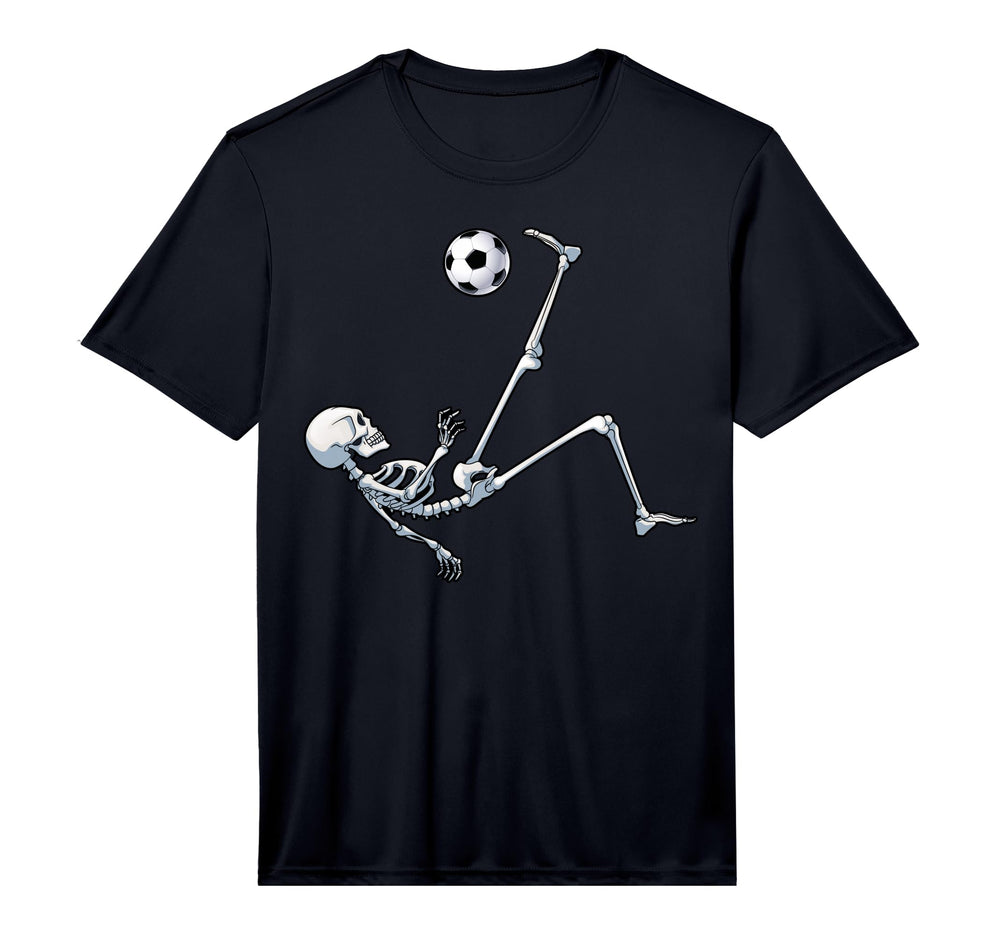Skeleton Soccer Football Halloween Costume T-Shirt - Trendy Graphic Unisex