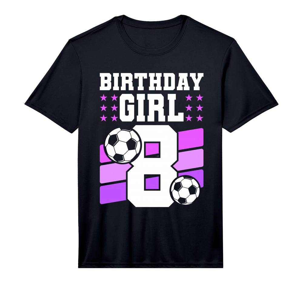 8 Years Old 8Th Birthday Gift Bday Soccer T-Shirt - Novelty Apparel Unisex