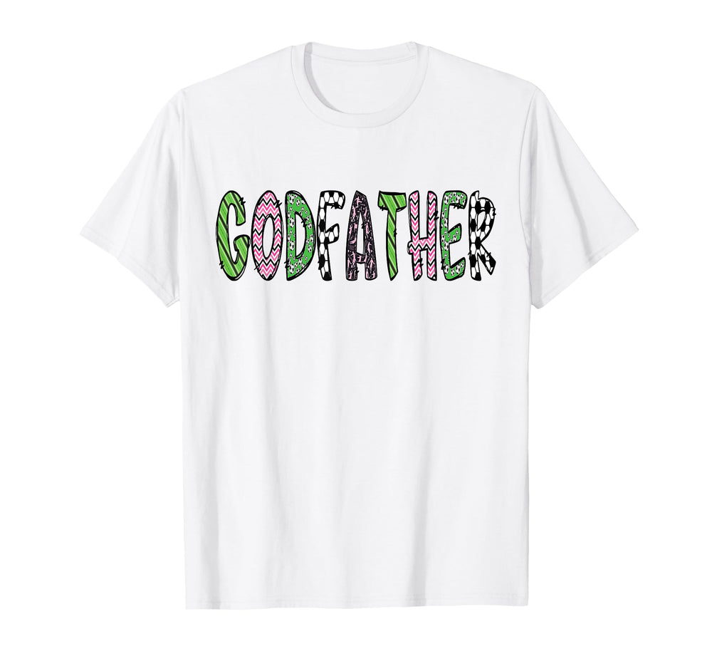 Soccer Godfather Funny Soccer Birthday T-Shirt - Trendy Graphic for Adults