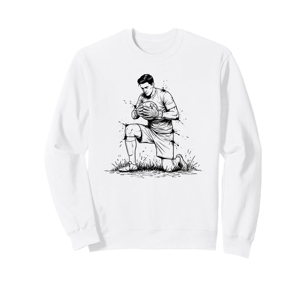 Soccer Goalkeeper Goalie Mens Sweatshirt - Custom Art Print Men Women
