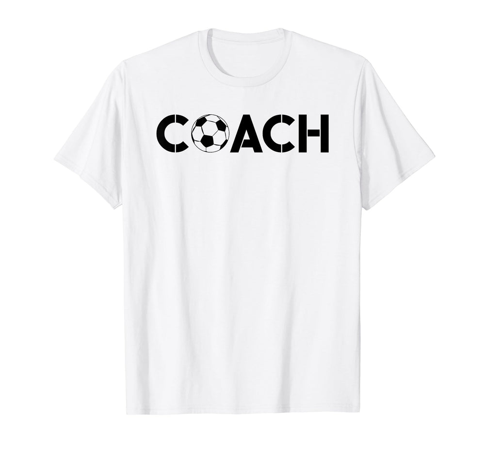 Soccer Football Coach Mens Womens T-Shirt - Casual Everyday Wear for Adults