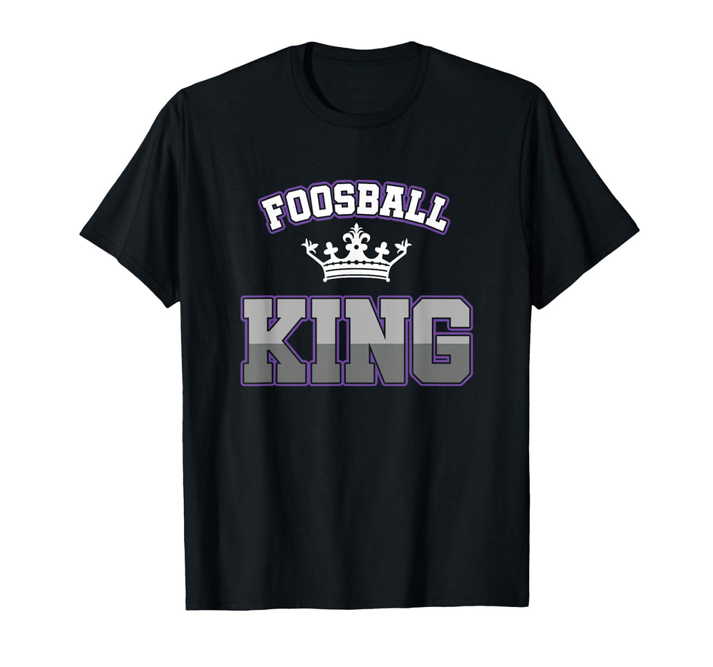 Foosball King Table Soccer Table T-Shirt - Aesthetic Graphic Unisex
