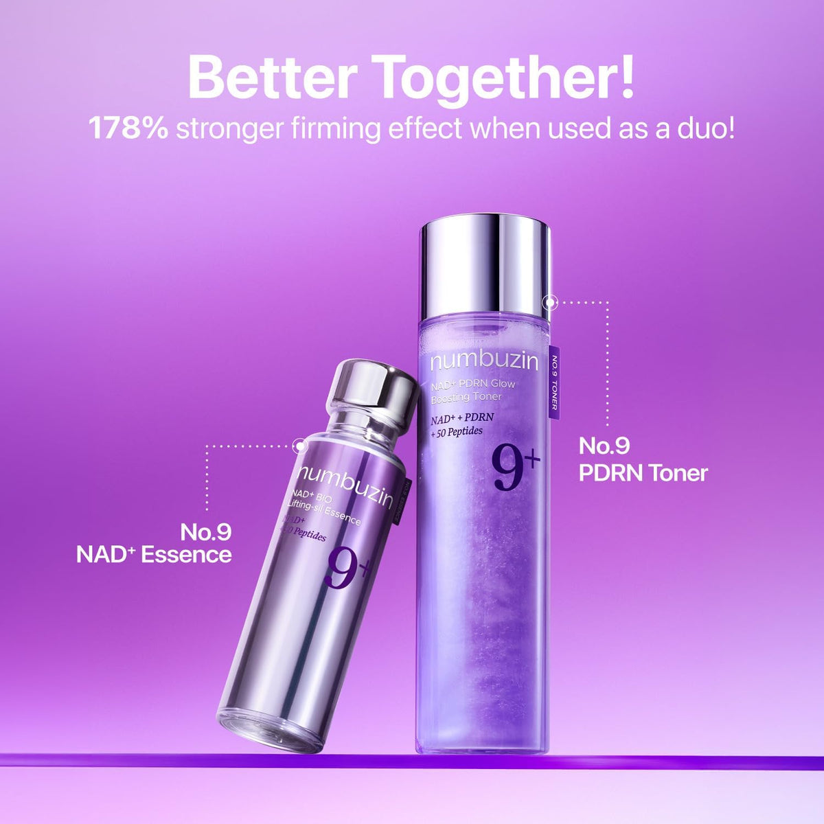 Numbuzin No. 9 NAD+ PDRN Glow Boosting Toner - Snipetell