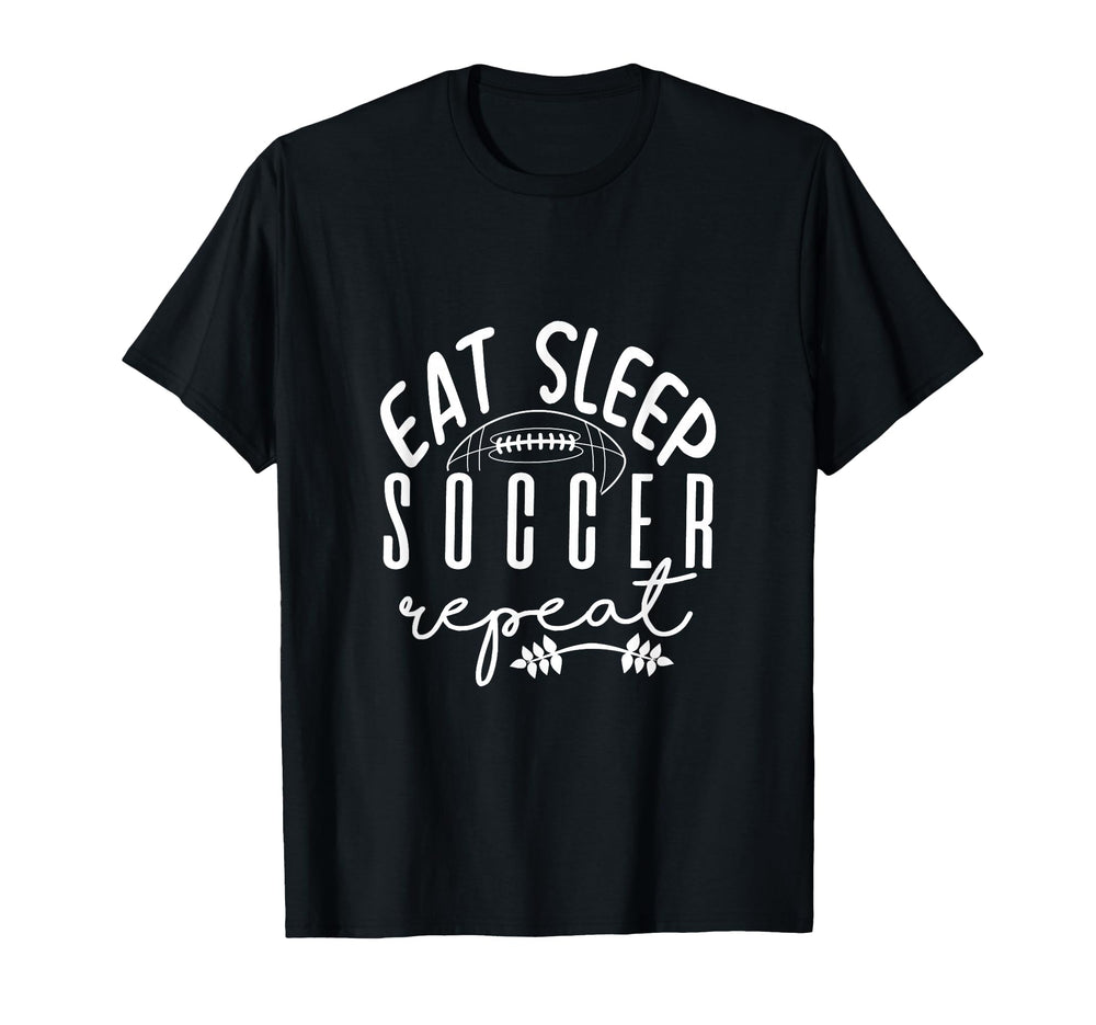 Eat Sleep Soccer Repeat T-Shirt - Streetwear Style for Adults