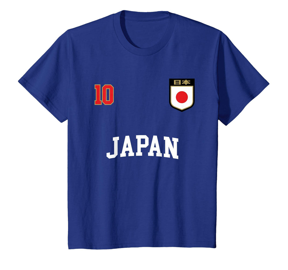 Japan Soccer Team 10 Japanese T-Shirt - Casual Everyday Wear for Adults