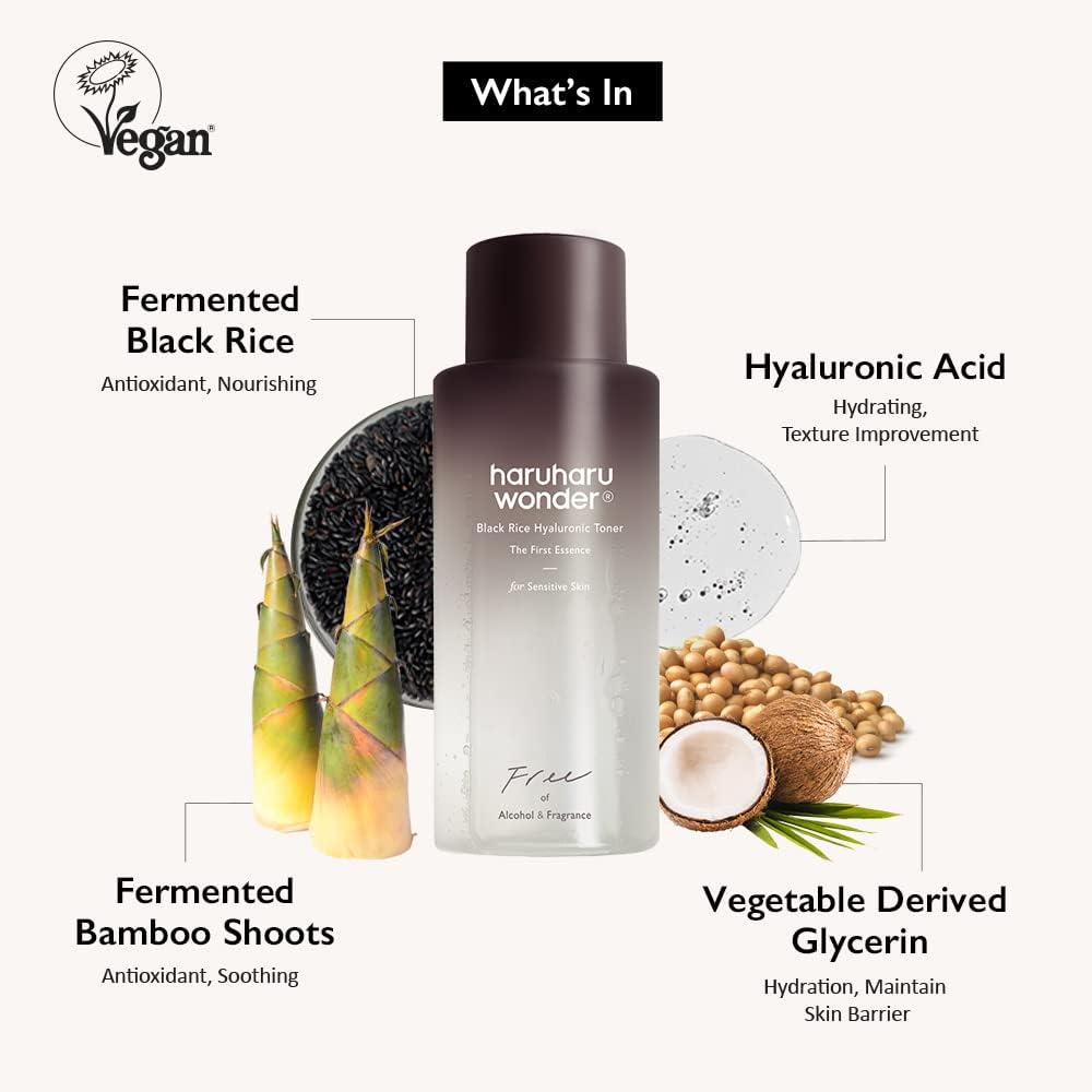 Haruharu Wonder Black Rice Hyaluronic Toner - Snipetell