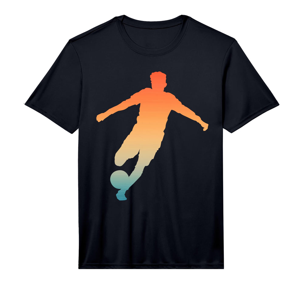 Silhouette Soccer Player Goalkeeper T-Shirt - Unique Graphic for Adults