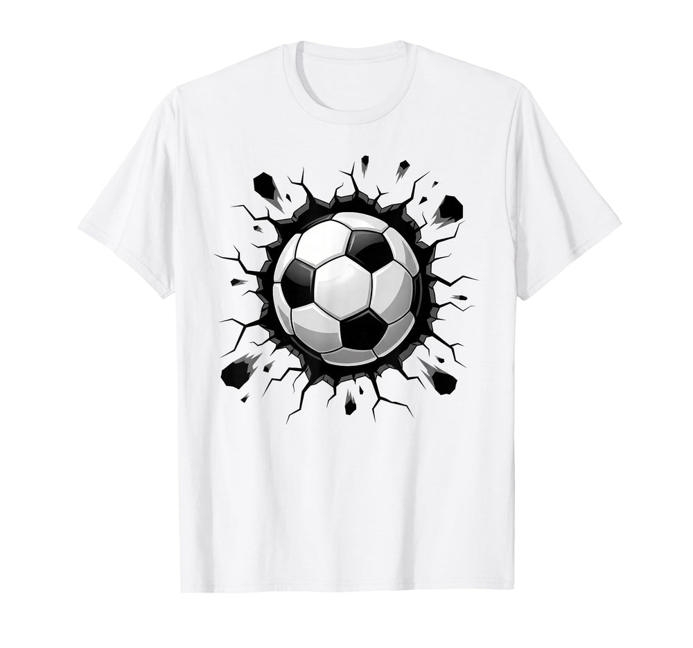 Power Shot Ball Soccer T-Shirt - Graphic Print Unisex