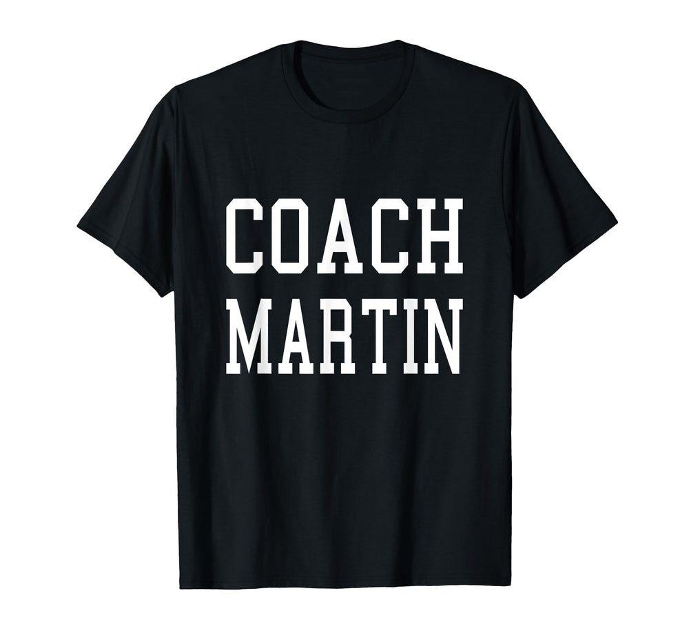 Coach Martin Custom Football Soccer T-Shirt - Custom Art Print for Adults