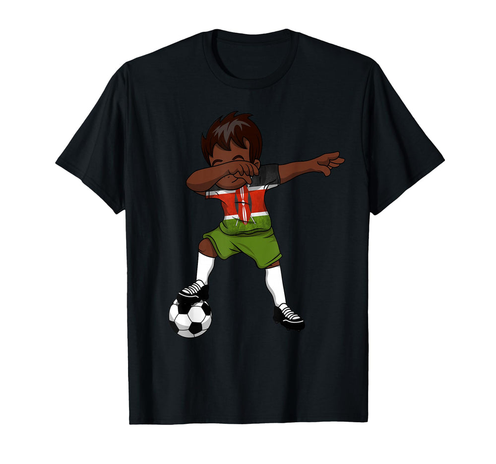 Dabbing Soccer Kenya Kenyan Nairobi T-Shirt - Casual Everyday Wear Unisex