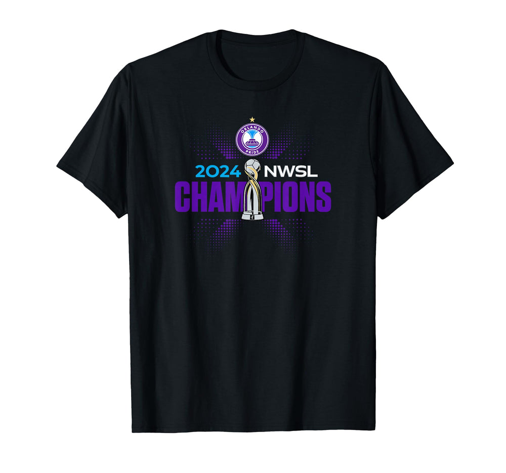 Nwsl Orlando Pride 2024 Champions T-Shirt - Trendy Graphic Unisex