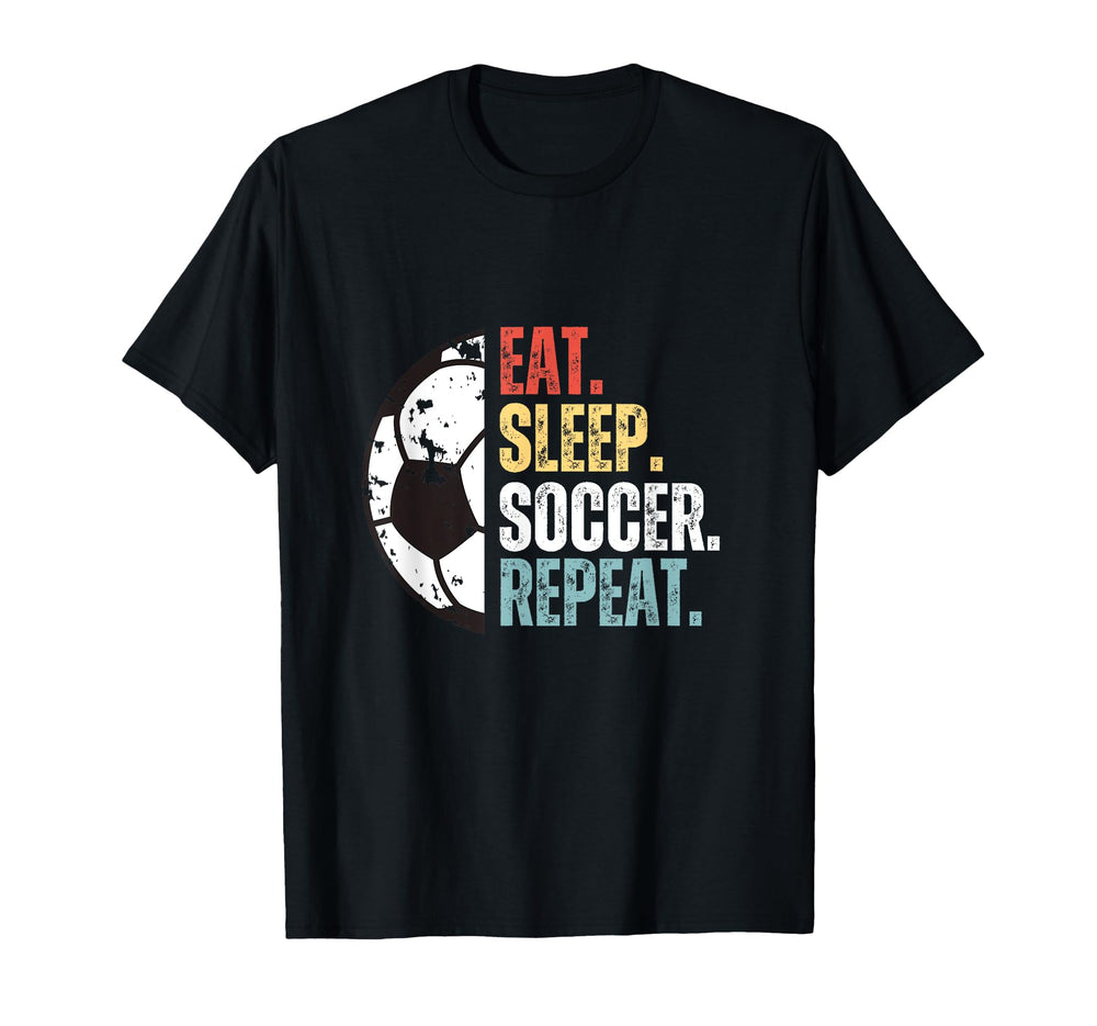 Eat Sleep Soccer Repeat Soccer Mom And T-Shirt - Trendy Graphic for Adults