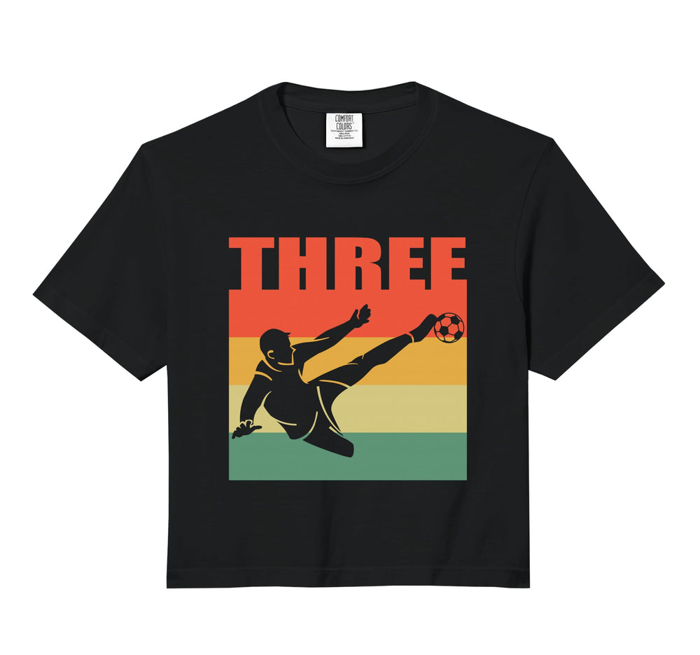 3Rd Birthday 3 Year Old Football Sweatshirt - Aesthetic Graphic Men Women