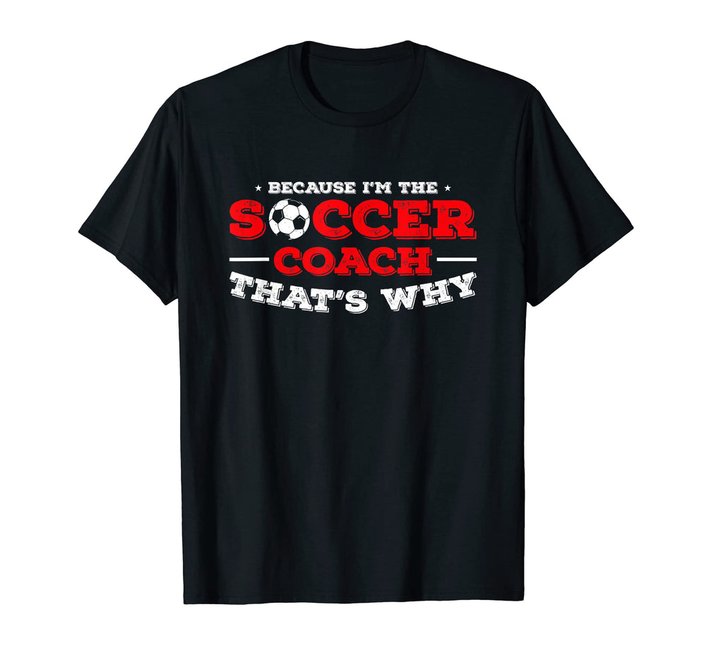 Coaching Soccer Dad Coach Soccer Coach T-Shirt - Custom Art Print Unisex
