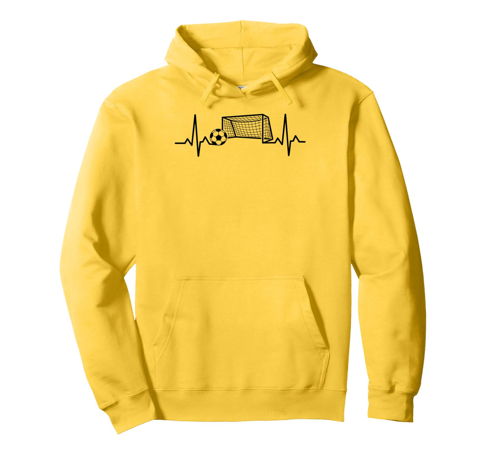 Soccer Heartbeat Football Lovers Ball Hoodie - Aesthetic Graphic Men Women
