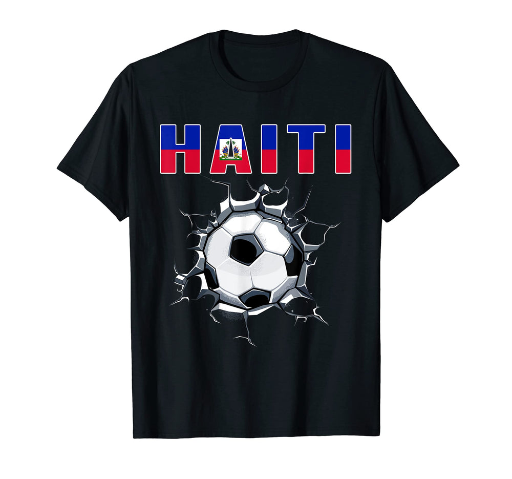 Haiti Soccer Fans Jersey Haitian T-Shirt - Minimalist Print Unisex