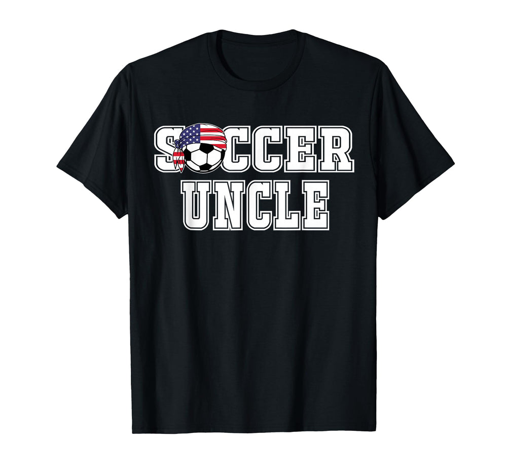 Soccer Uncle Bandana Flag Ball Player T-Shirt - Novelty Apparel Unisex