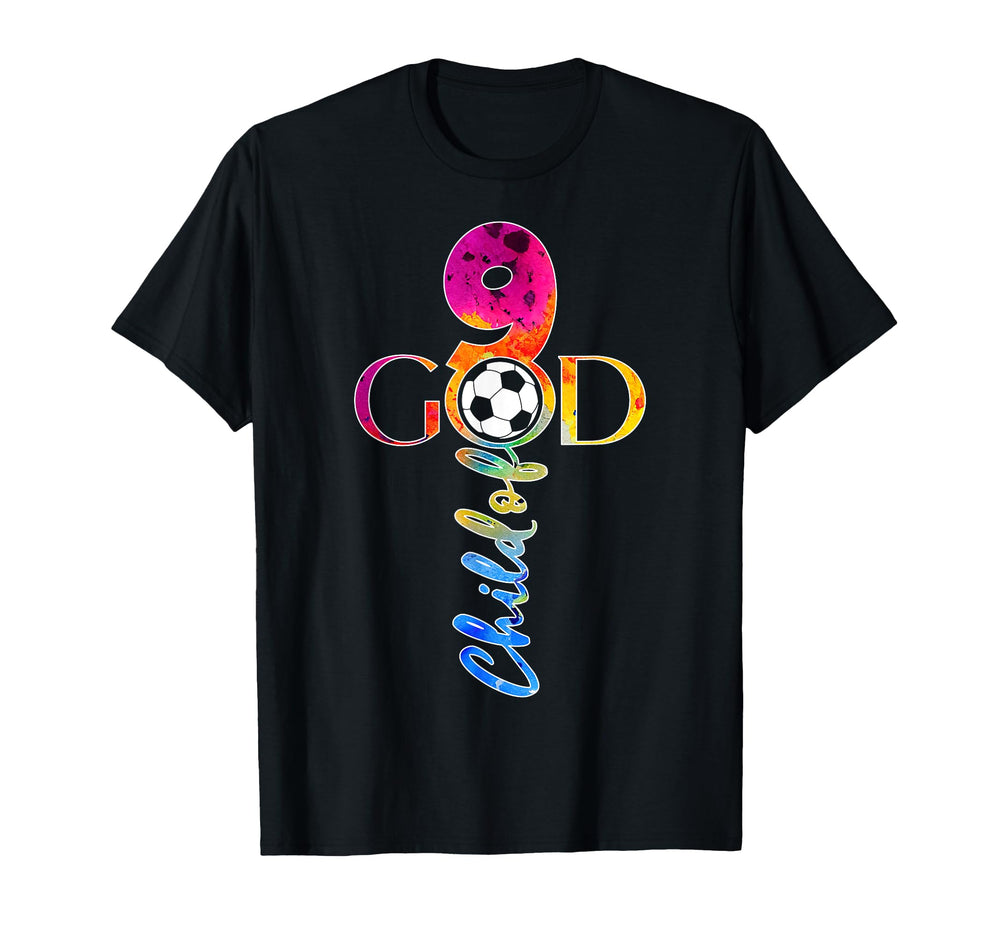 Jesus 9 Years Child God Soccer 9Th T-Shirt - Custom Art Print Men Women