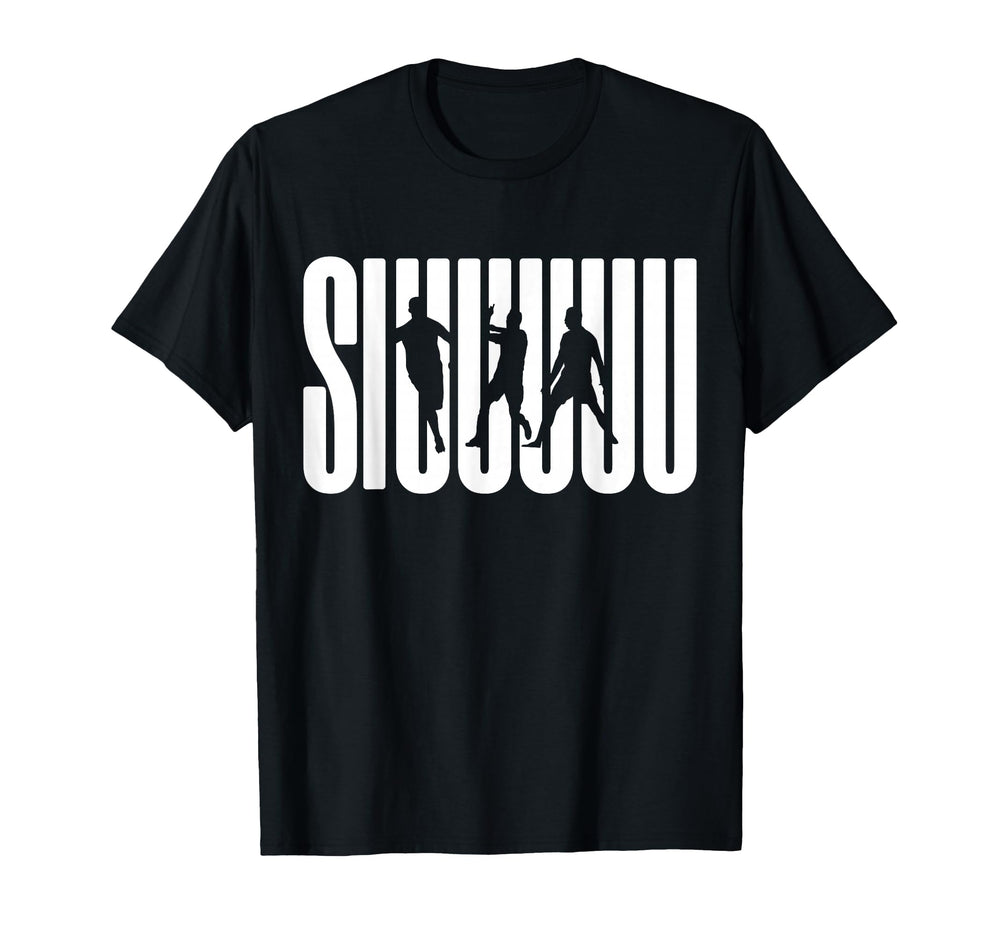 Siuuu Funny Soccer Football Soccer Player T-Shirt - Trendy Graphic Unisex