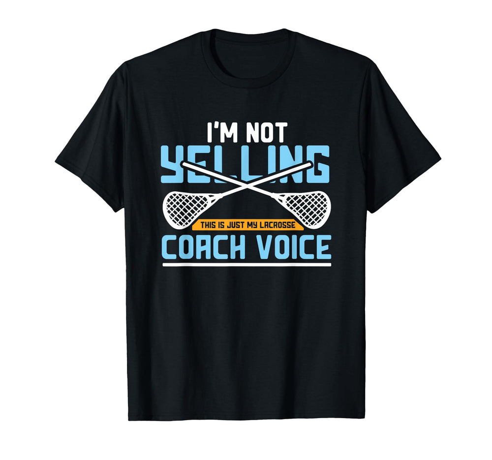 Lacrosse Coach Gift Lax Sticks Funny T-Shirt - Custom Art Print Men Women