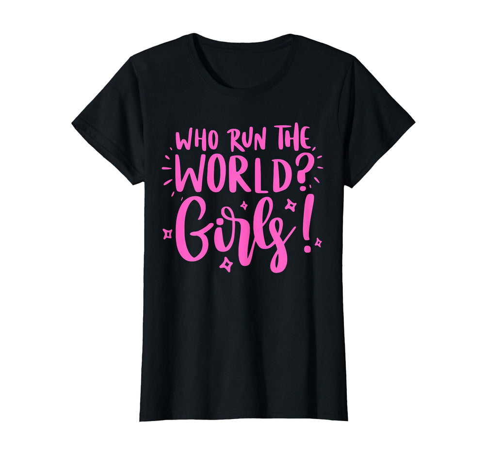 Who Run World Power T-Shirt - Casual Everyday Wear for Adults