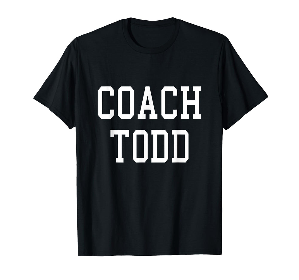 Coach Todd Custom Football Soccer T-Shirt - Custom Art Print Unisex