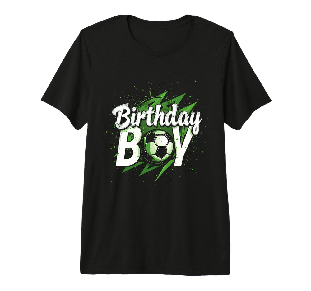Birthday Soccer Birthday Tri Blend T-Shirt - Custom Art Print Men Women