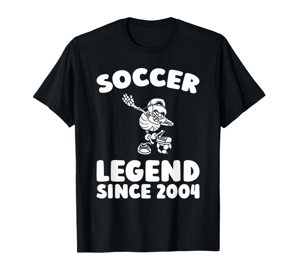 Born 2004 Soccer Team Player Sports T-Shirt - Aesthetic Graphic Unisex