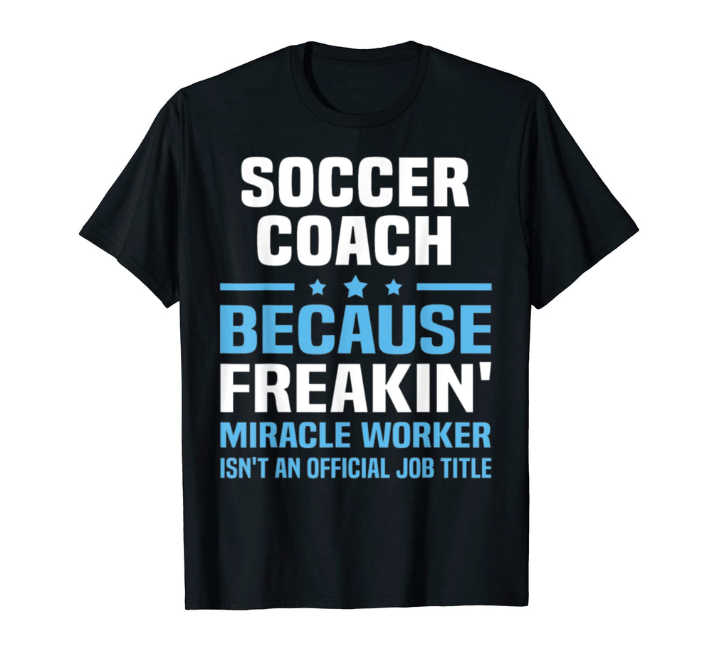 Soccer Coach T-Shirt - Custom Art Print for Adults