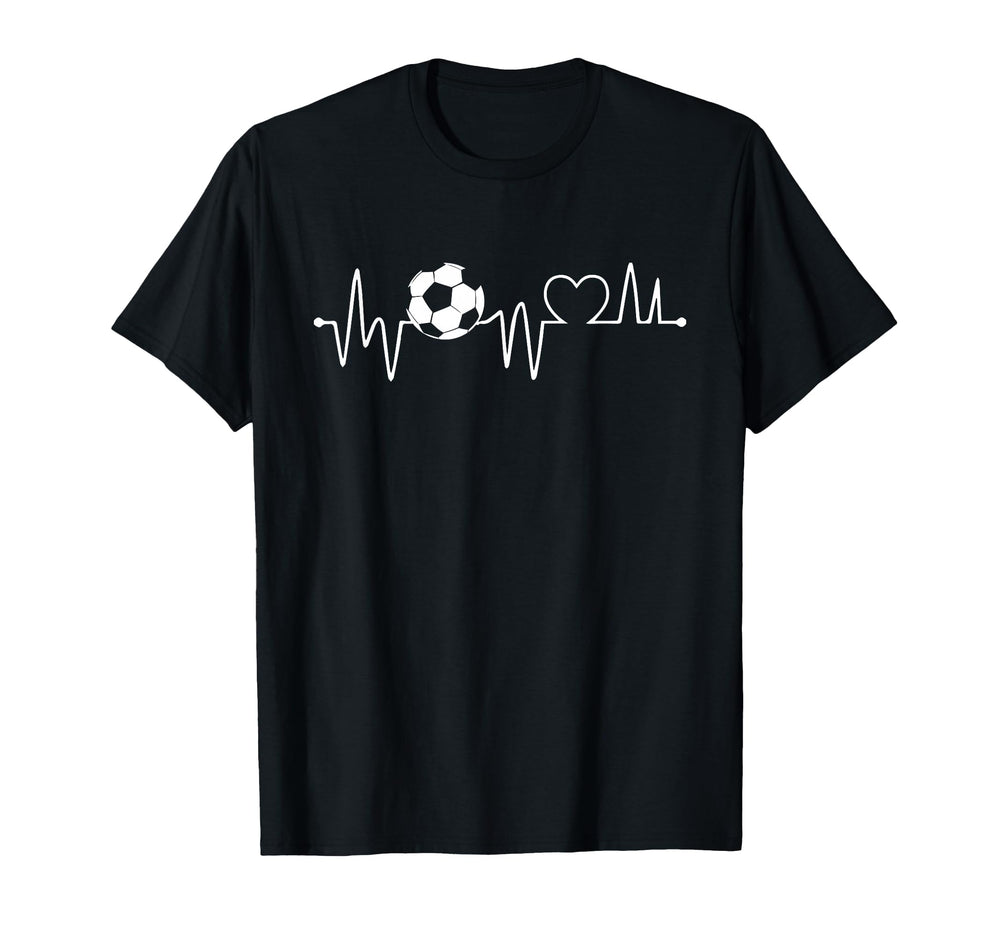 Soccer Heartbeat Soccer Ball T-Shirt - Streetwear Style Men Women