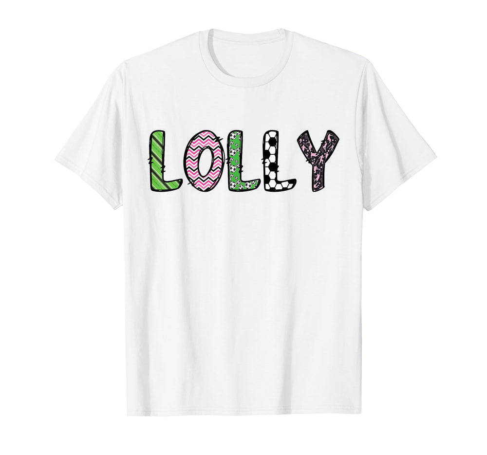 Soccer Lolly Funny Soccer Birthday T-Shirt - Novelty Apparel for Adults