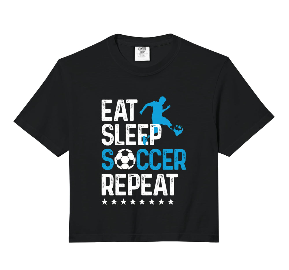 Eat Sleep Soccer Repeat Sport Hoodie - Fun Novelty Design for Adults