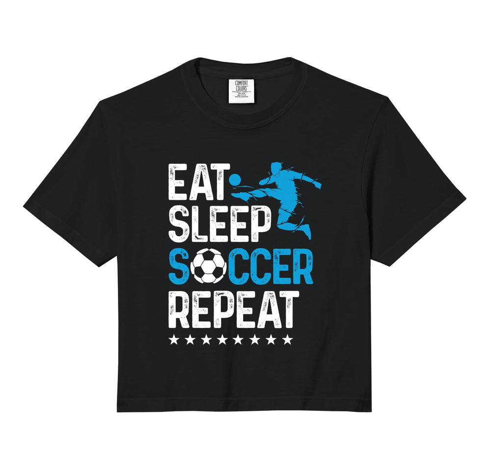 Eat Sleep Soccer Repeat Sport Player Sweatshirt - Streetwear Style Unisex