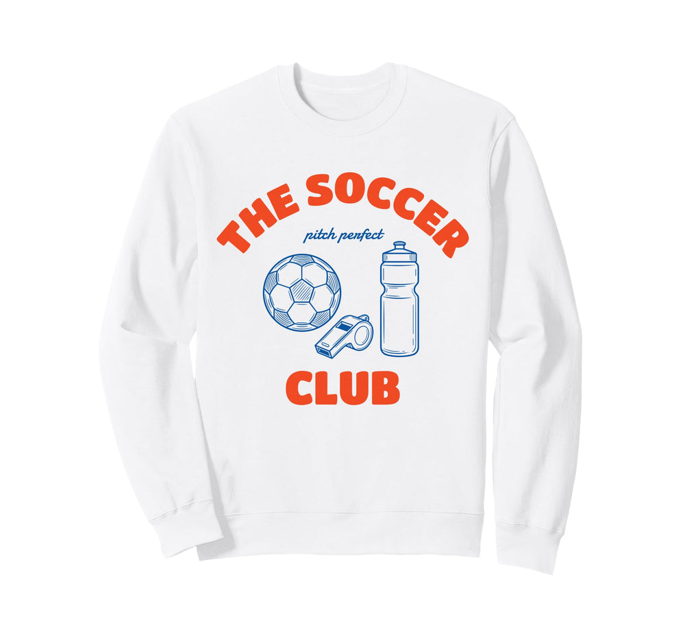 Soccer Club Minimalist Sports Sweatshirt - Casual Everyday Wear Unisex