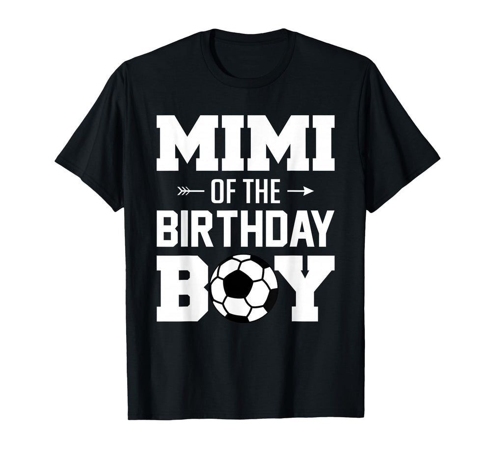 Mimi Birthday Funny Soccer Family T-Shirt - Aesthetic Graphic for Adults