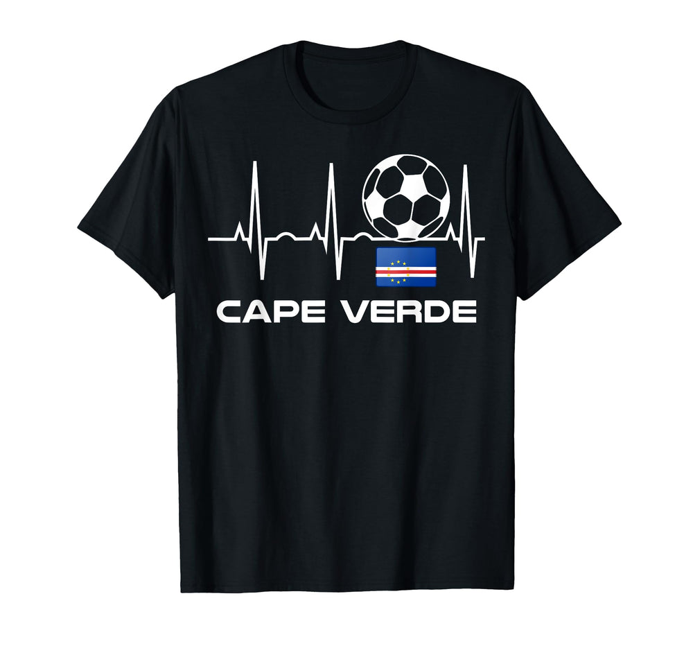Cape Verde Soccer Jersey Cape Verde T-Shirt - Minimalist Print for Adults