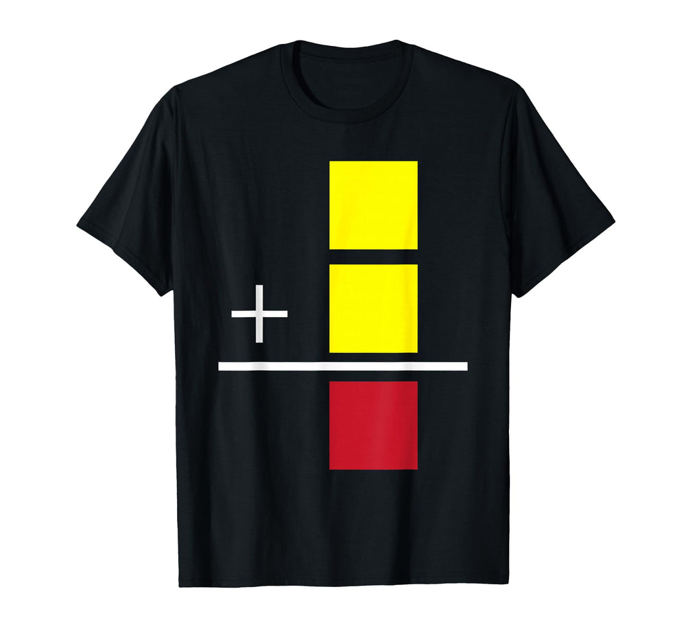 Soccer Yellow Red Card Referee T-Shirt - Fun Novelty Design for Adults