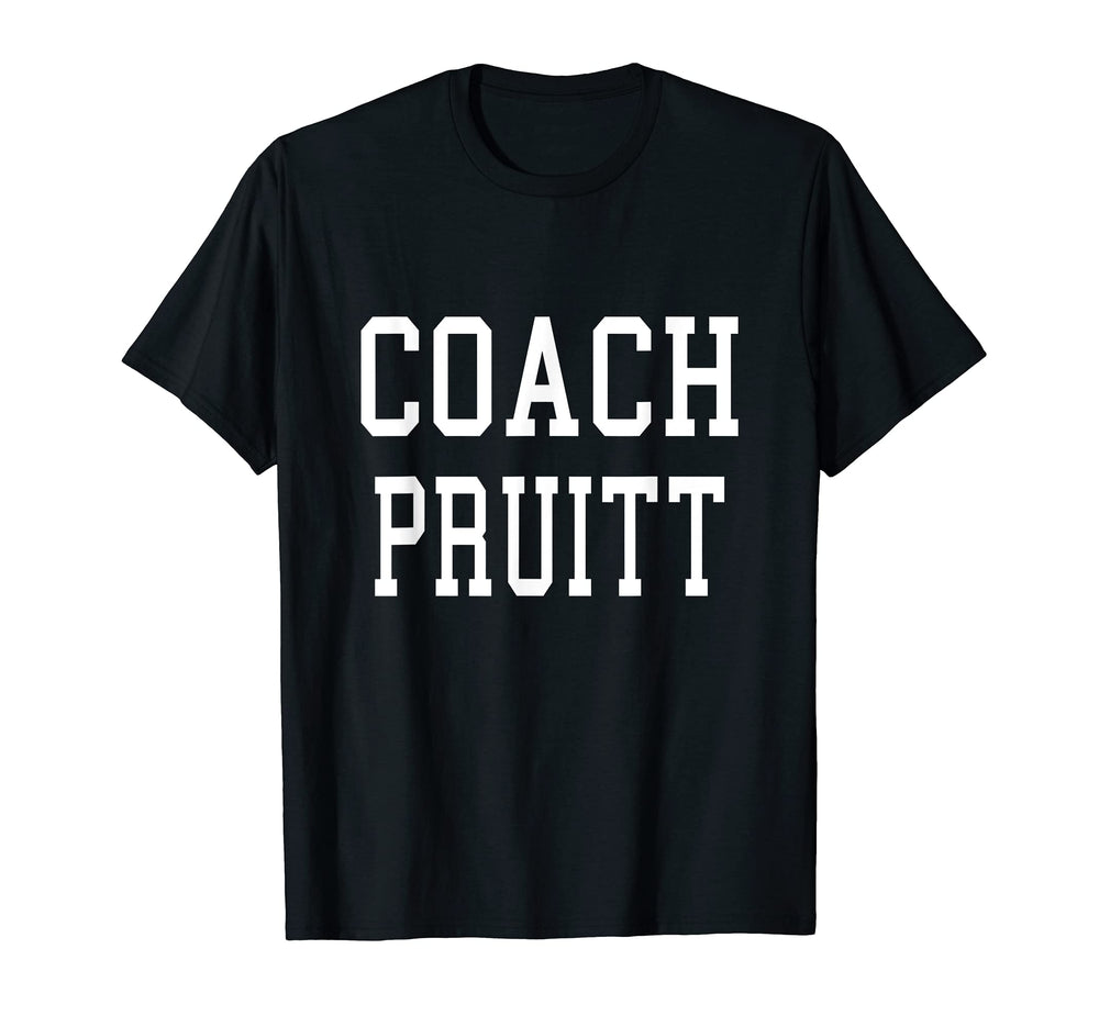 Coach Pruitt Custom Football T-Shirt - Casual Everyday Wear for Adults