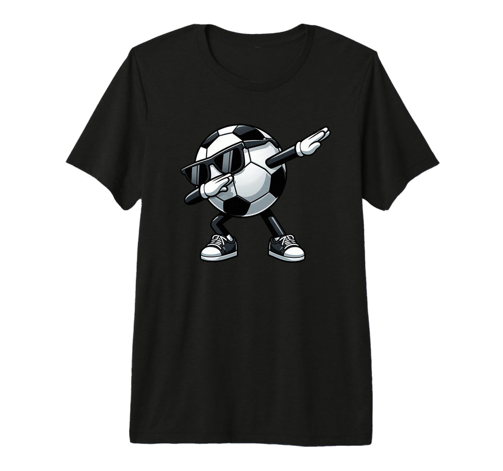 Dabbing Soccer Ball Soccer Sports T-Shirt - Fun Novelty Design Unisex