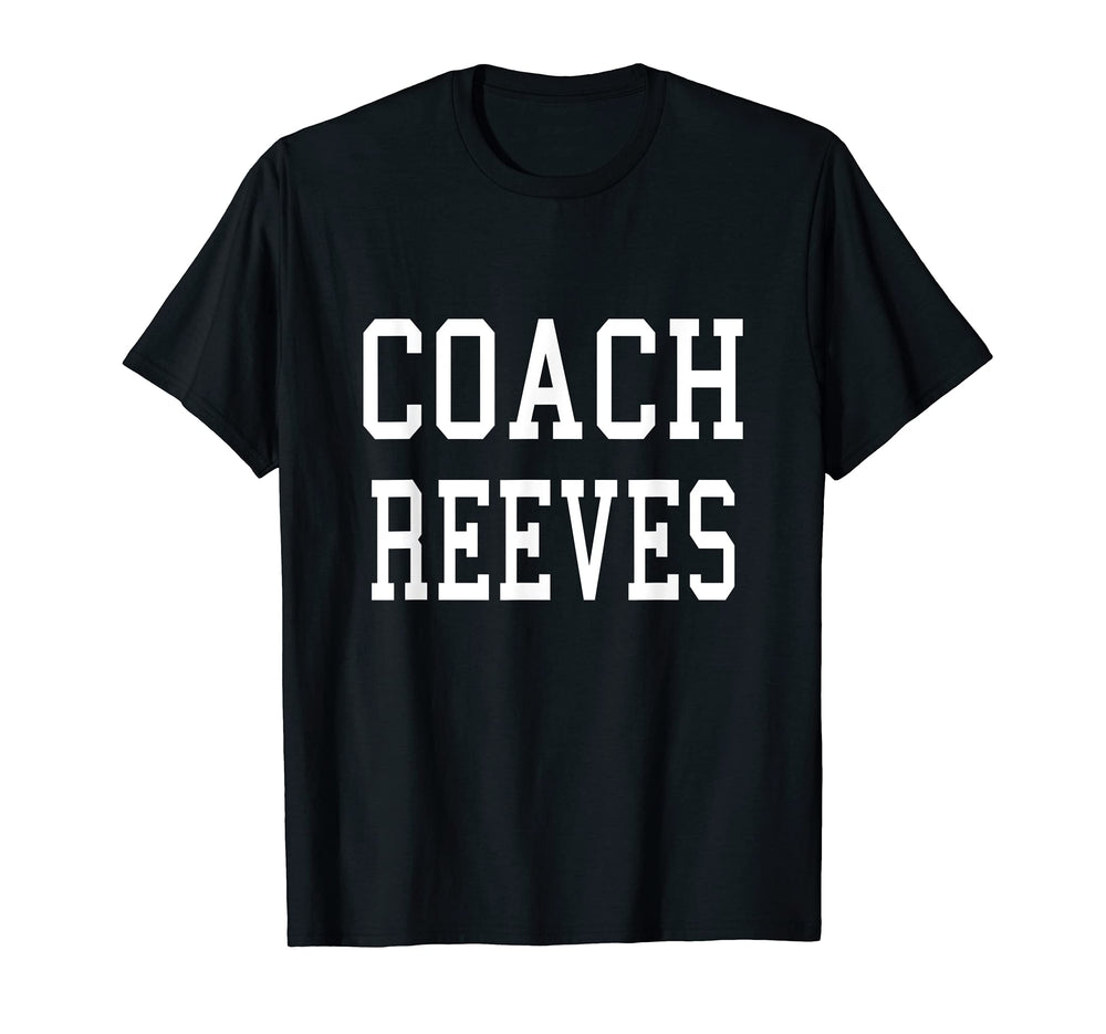 Coach Reeves Custom Football Soccer T-Shirt - Custom Art Print for Adults