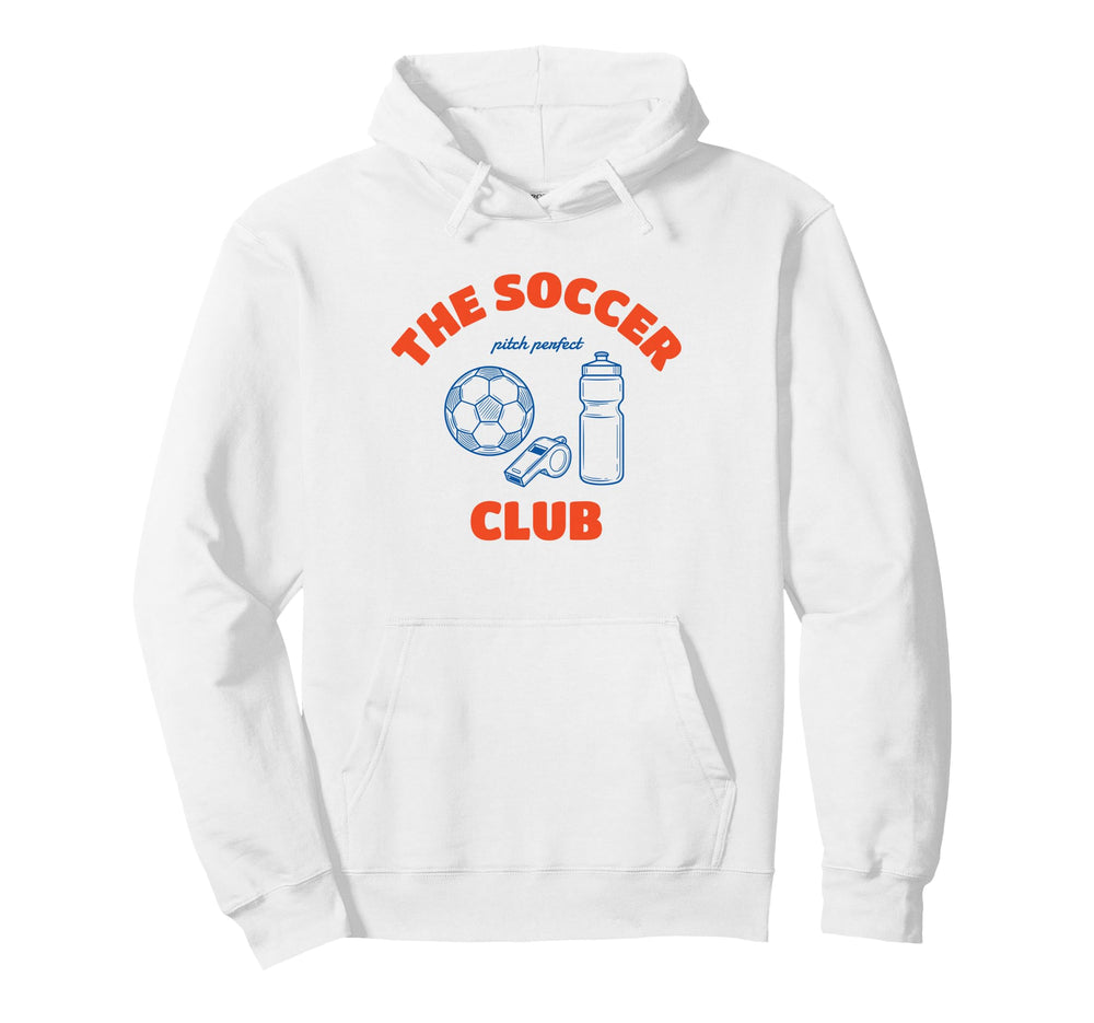 Soccer Club Minimalist Sports Vibe Hoodie - Custom Art Print Men Women
