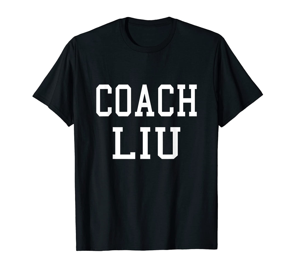Coach Liu Custom Football Soccer T-Shirt - Custom Art Print for Adults