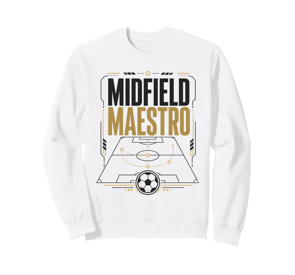 Football Collection Soccer Sweatshirt - Minimalist Print for Adults